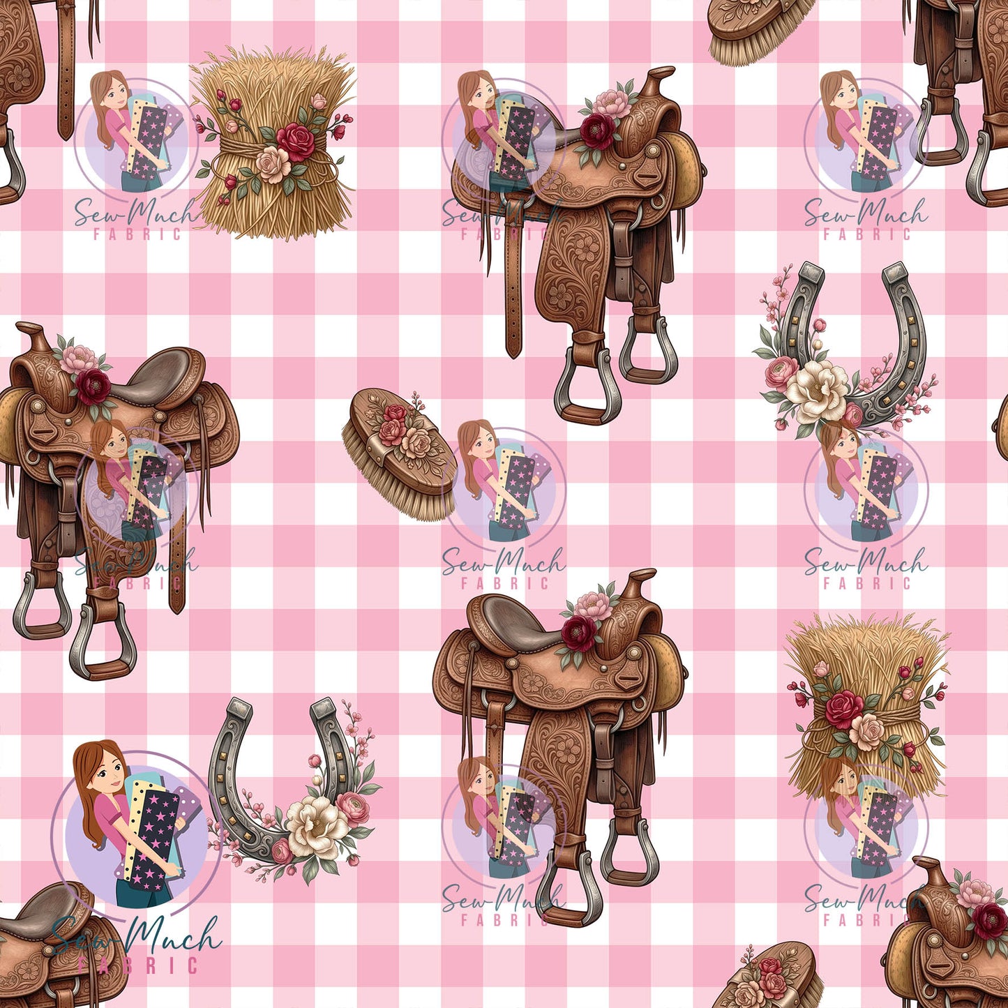 AUGUST Pre-Order (1): Western Pink Gingham