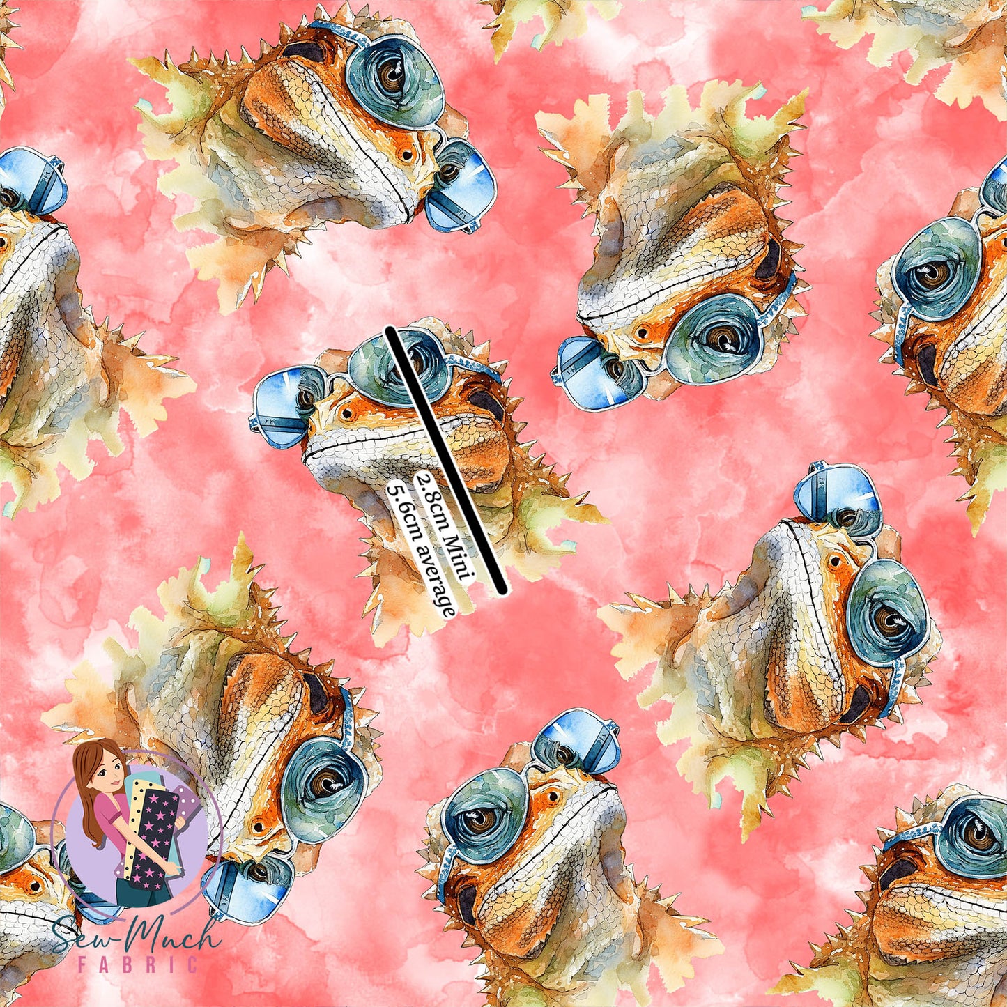 Frilled Neck Lizard | Knit | Retail | Average Scale 85cm x WOF