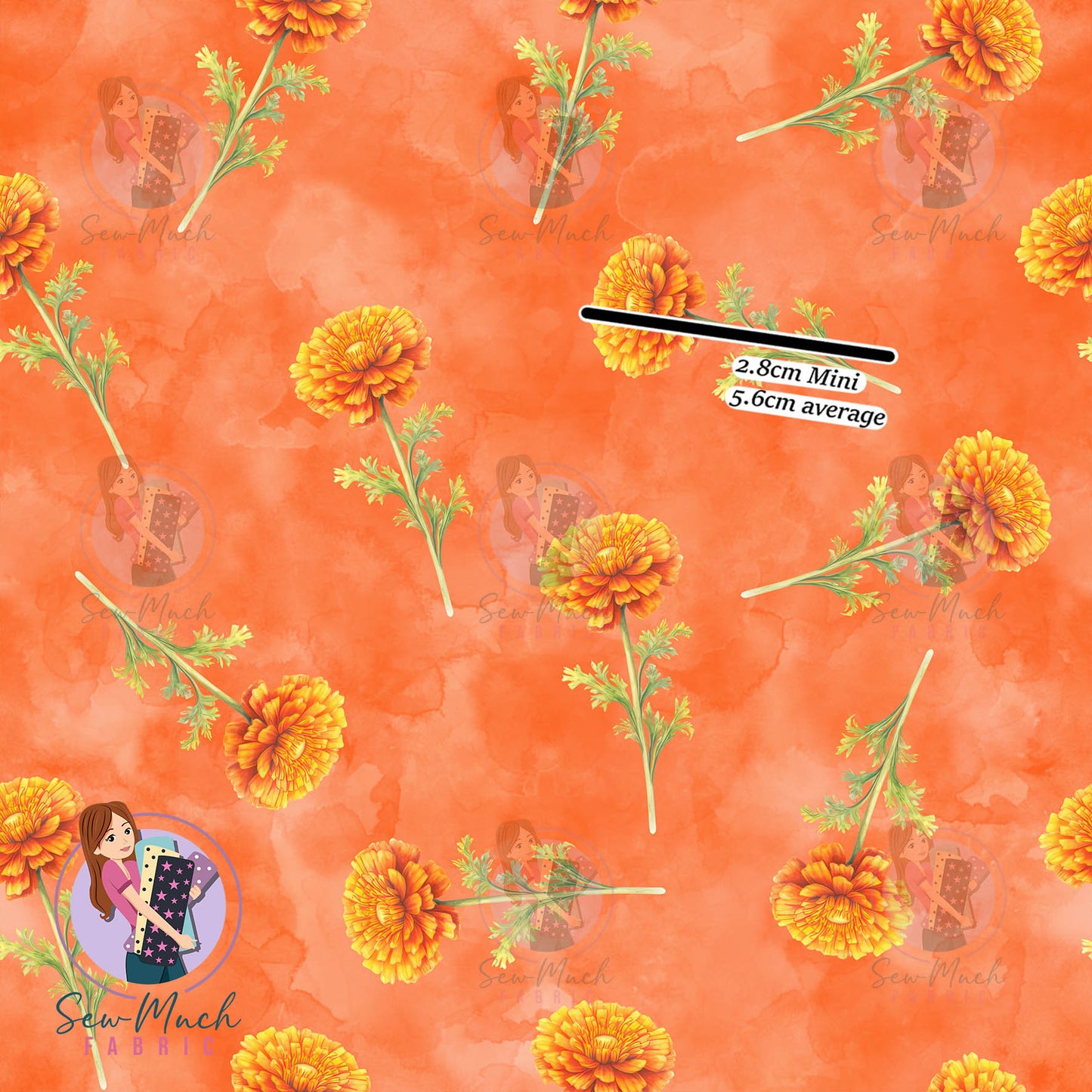 Havanese Floral Coordinate | Canvas | Retail | MINI Scale