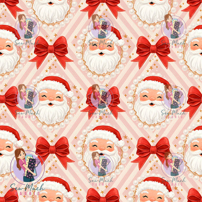 CHRISTMAS Pre-Order: Red Bow Santa