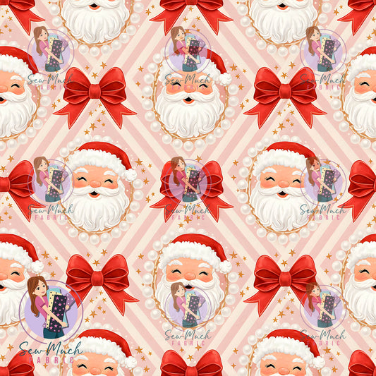 CHRISTMAS Pre-Order: Red Bow Santa