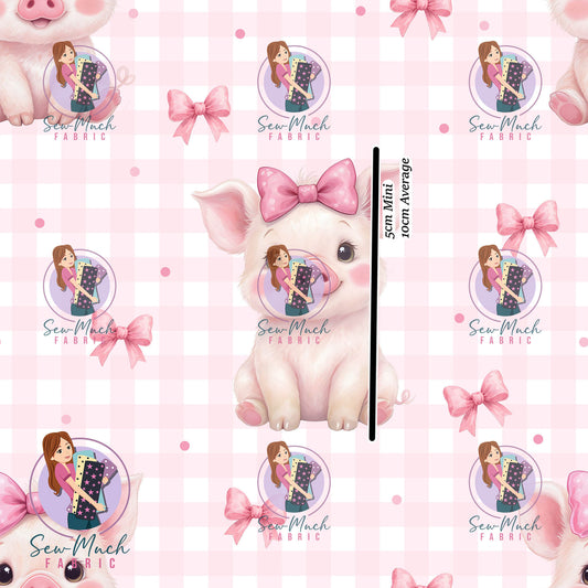 Pigs Pink | Woven | Retail | MINI Scale