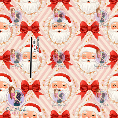 CHRISTMAS Pre-Order: Red Bow Santa