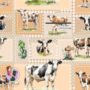 Farm Cow | Woven | Retail | MINI Scale
