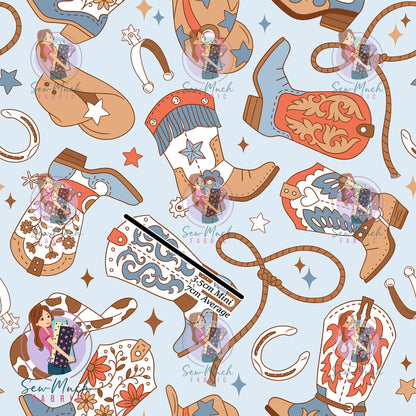 Unlimited Pre-Order: Western Boots Blue