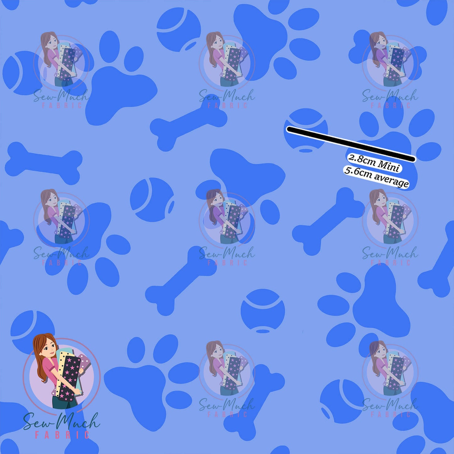 Paw Prints Blue | Pre-Order |