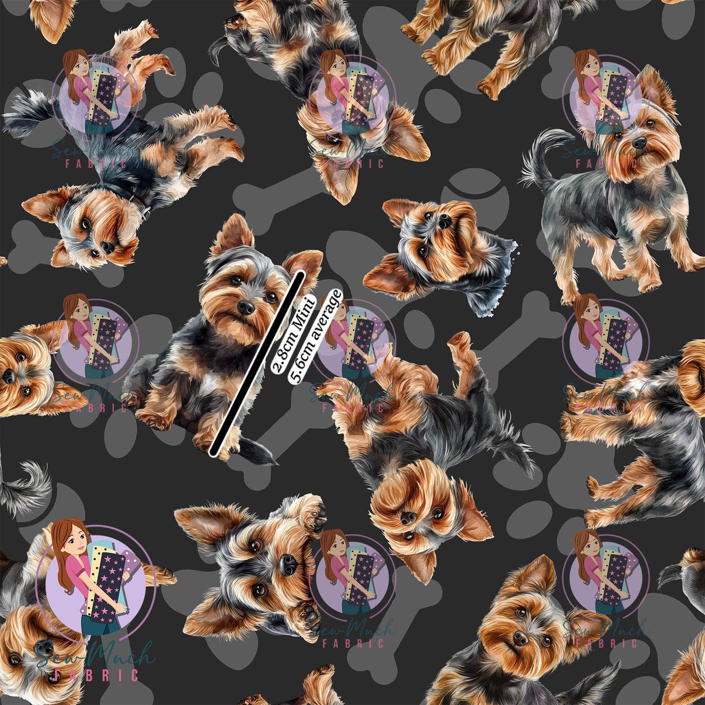 Australian Terrier Black | Woven | Retail | MINI Scale