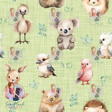 Load image into Gallery viewer, Australian Animals Green | Canvas | Retail | Average Scale
