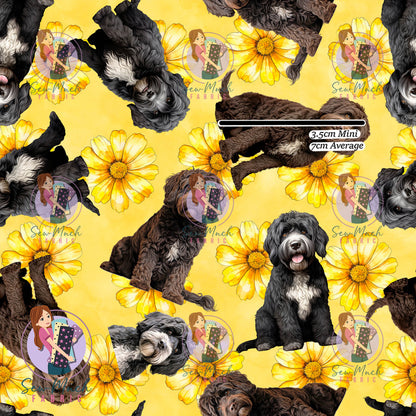 JULY Pre-Order (1): Portuguese Water Dog Floral