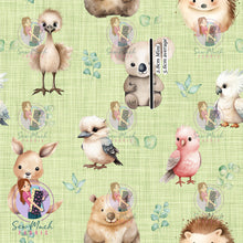 Load image into Gallery viewer, Australian Animals Green | Canvas | Retail | Average Scale
