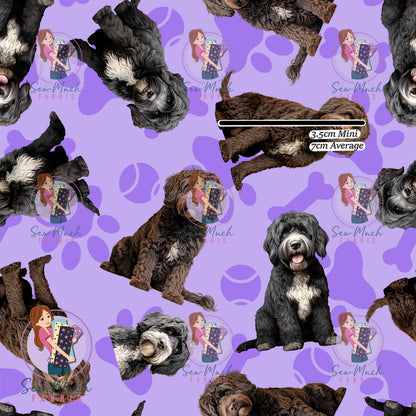 JULY Pre-Order (1): Portuguese Water Dog Purple