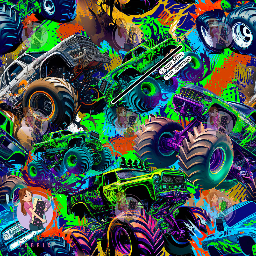 Monster Trucks | Canvas | Retail | MINI Scale