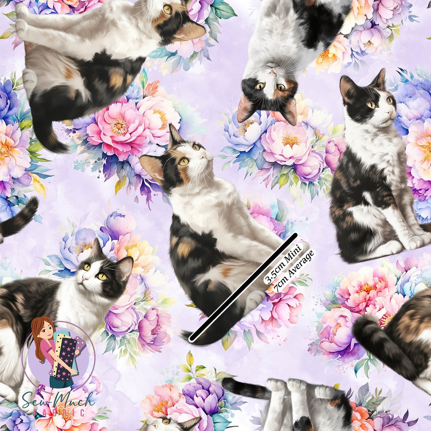 Tuxedo Cat FLORAL | Pre-Order |