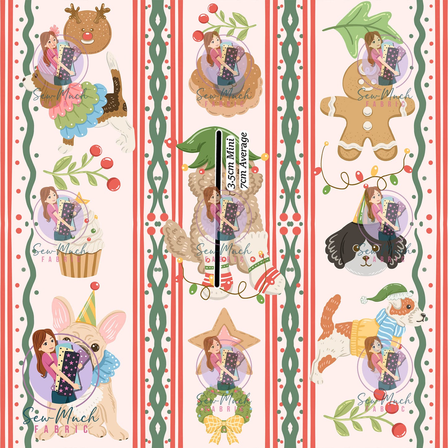 CHRISTMAS Pre-Order: Christmas Pup Stripes