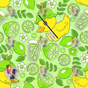 Lime Ducks | Canvas | Retail | Average Scale