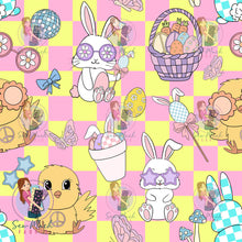 Load image into Gallery viewer, Easter Check Pink/Yellow | Woven | Retail | Average Scale
