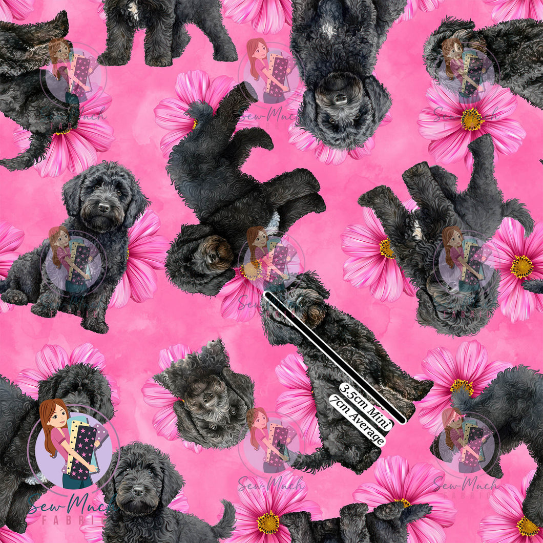 Labradoodle Pink | Woven | Retail | Average Scale