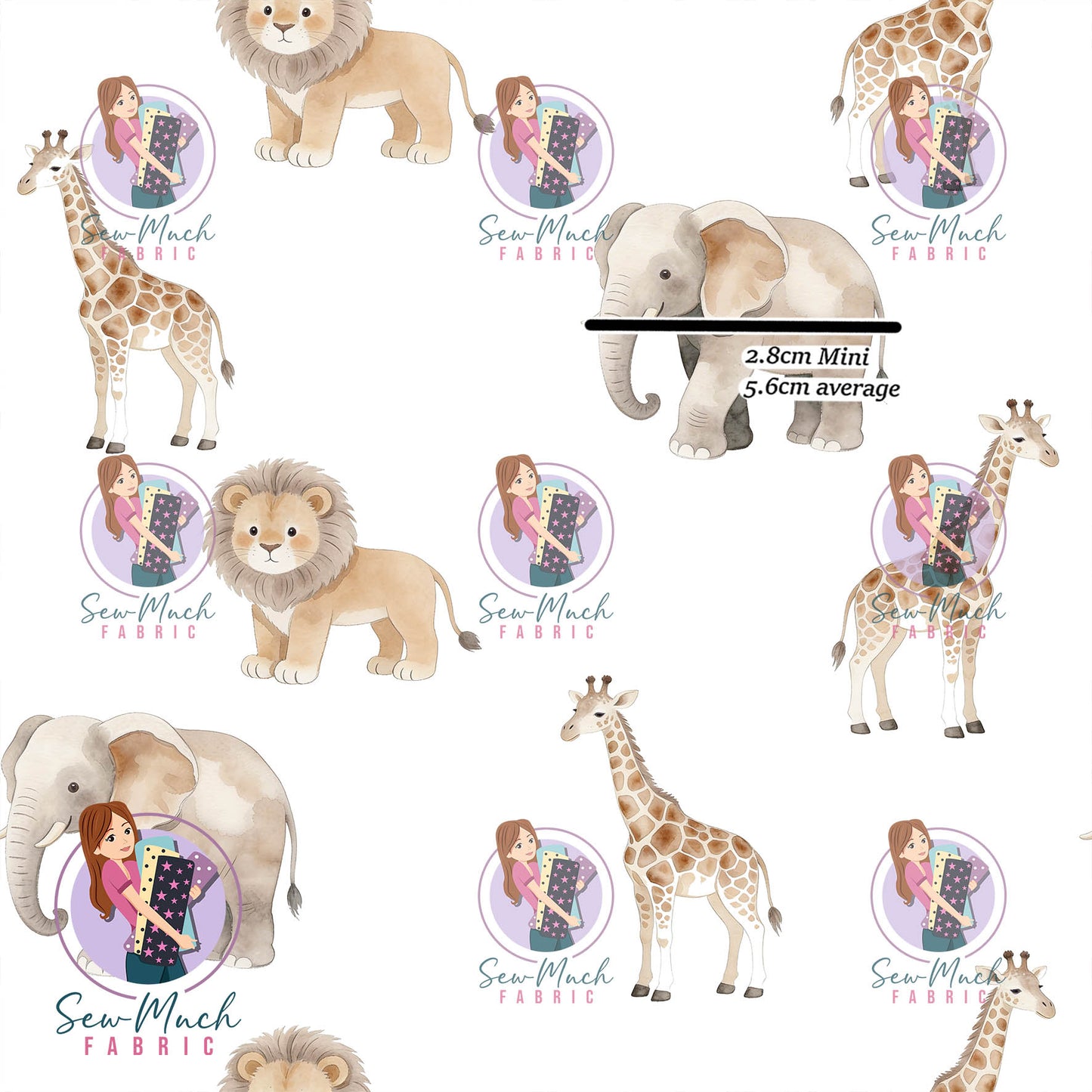 Jungle Animals | Woven | Retail | Average Scale