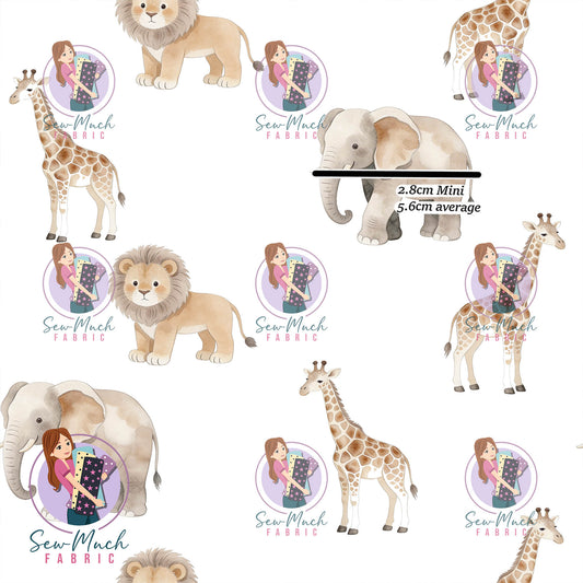 Jungle Animals | Woven | Retail | Average Scale