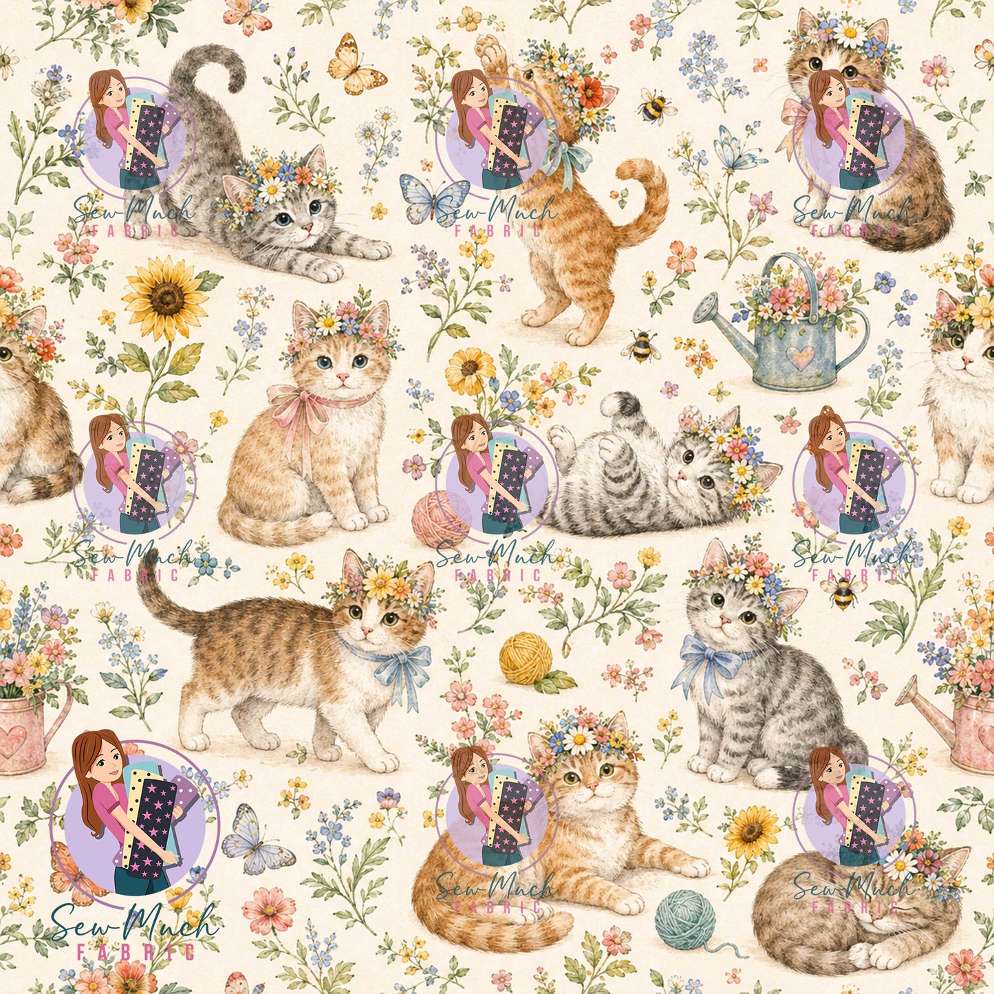 JUNE Pre-Order (2): Cats Floral