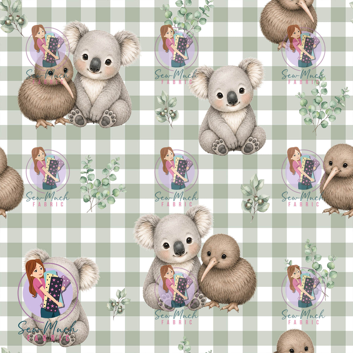 Koala & Kiwi Sage | TWILL | Retail | Average Scale