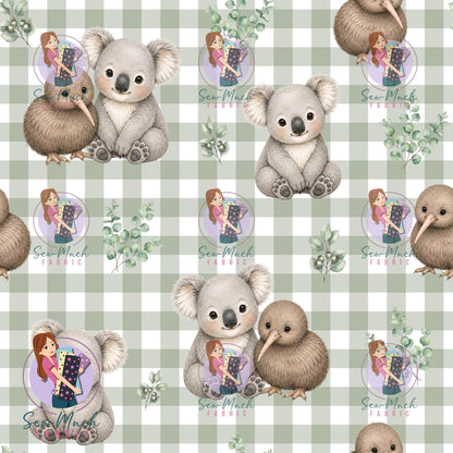Koala & Kiwi Sage | TWILL | Retail | Average Scale