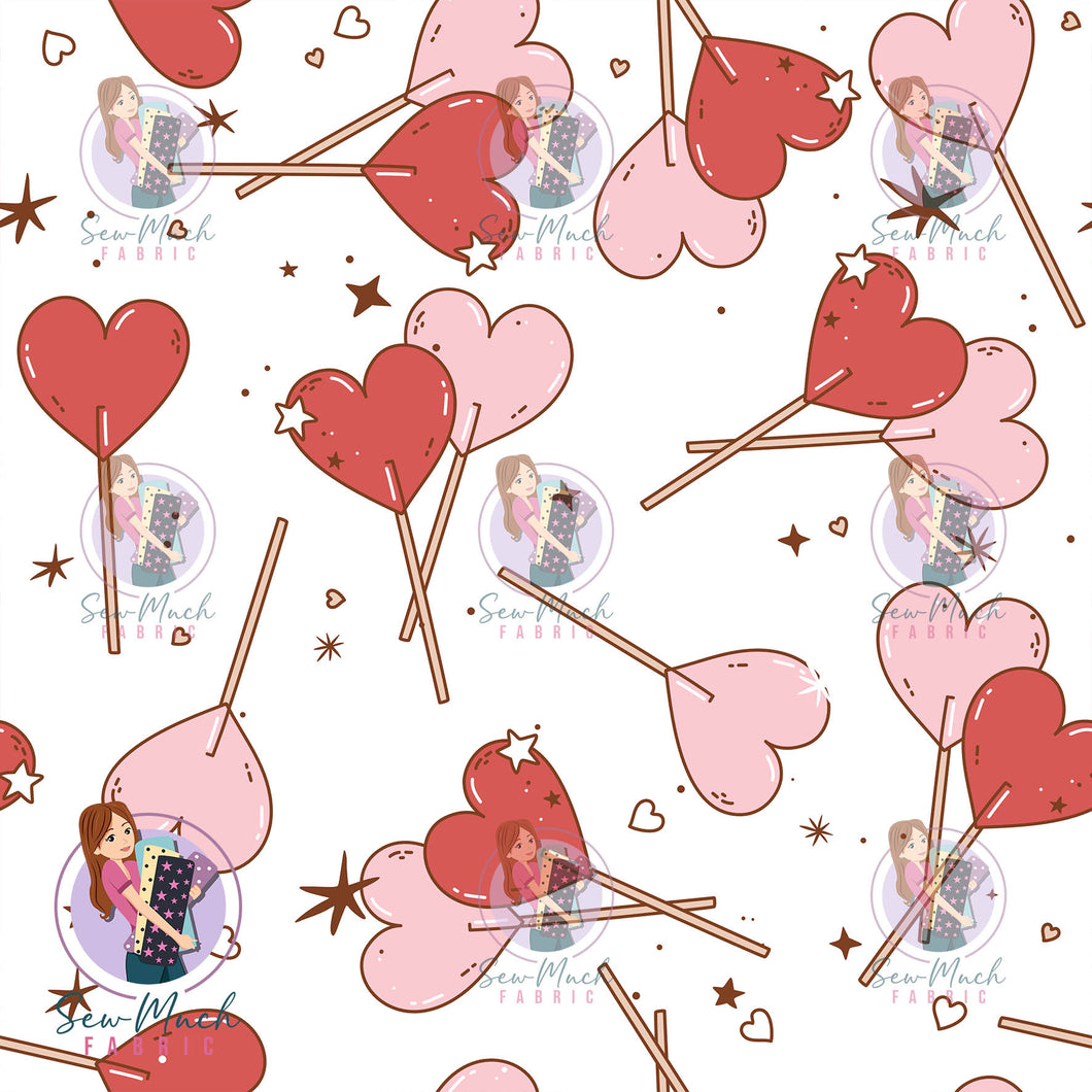 Heart Lollipop | Woven | Retail | Average Scale