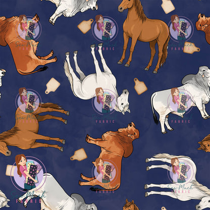 SEPTEMBER Pre-Order (1): Cows & Horses Navy