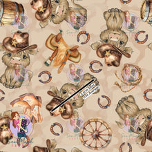 Load image into Gallery viewer, Highland Cows Tan | MINKY | Retail | Average Scale
