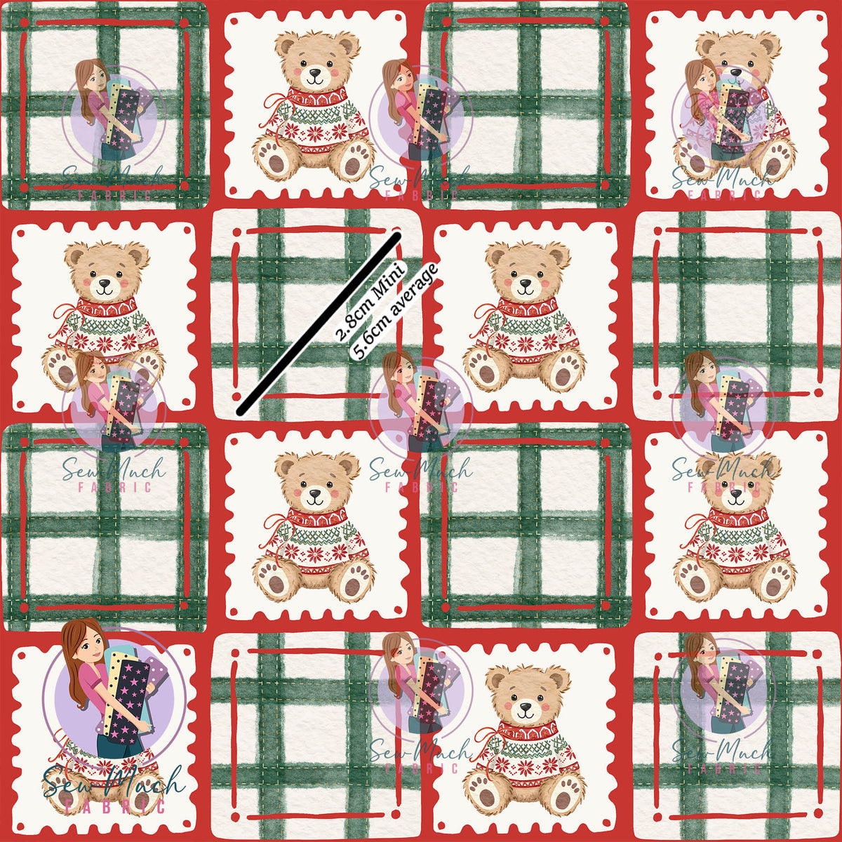 Christmas: Teddy Plaid | Woven | Retail | Average Scale