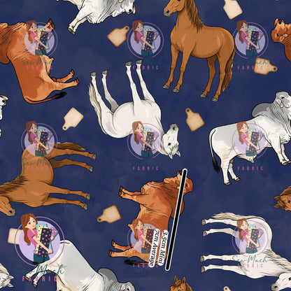 SEPTEMBER Pre-Order (1): Cows & Horses Navy