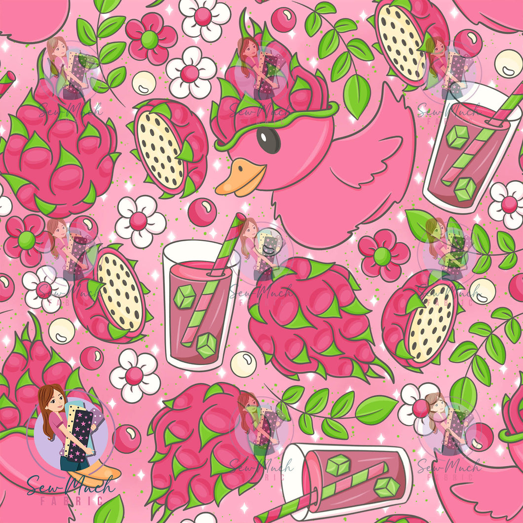 Dragon fruit Ducks | Woven | Retail | MINI Scale