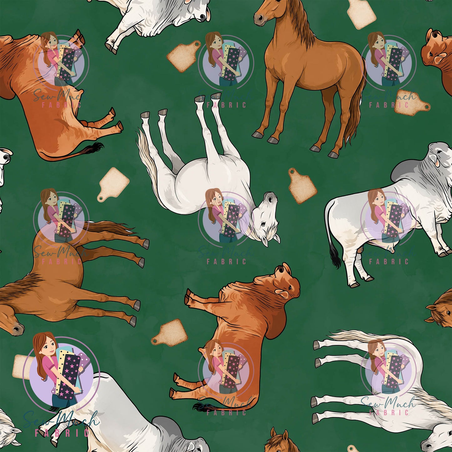 SEPTEMBER Pre-Order (1): Cows & Horses Green