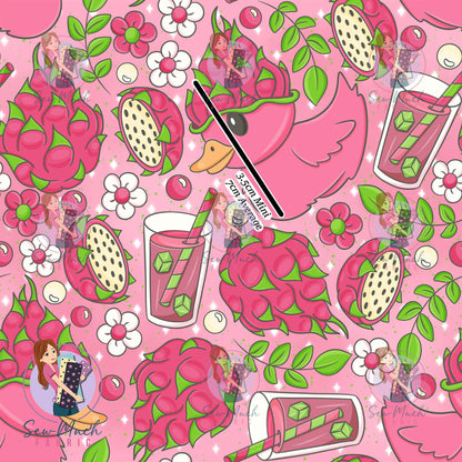 Dragon fruit Ducks | Woven | Retail | Average Scale