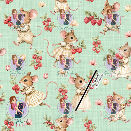 Raspberry Mouse Green | Canvas | Retail | MINI Scale