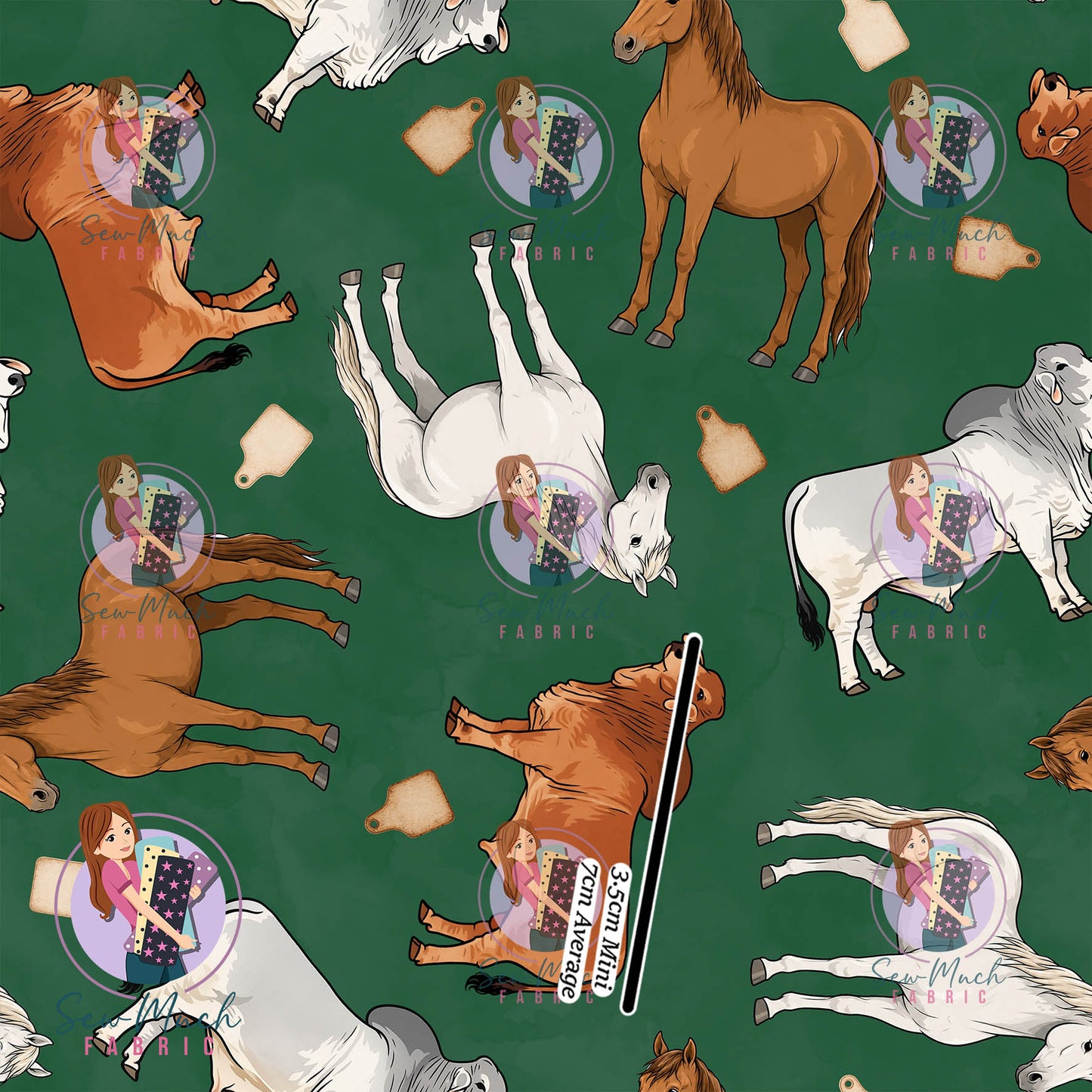 SEPTEMBER Pre-Order (1): Cows & Horses Green