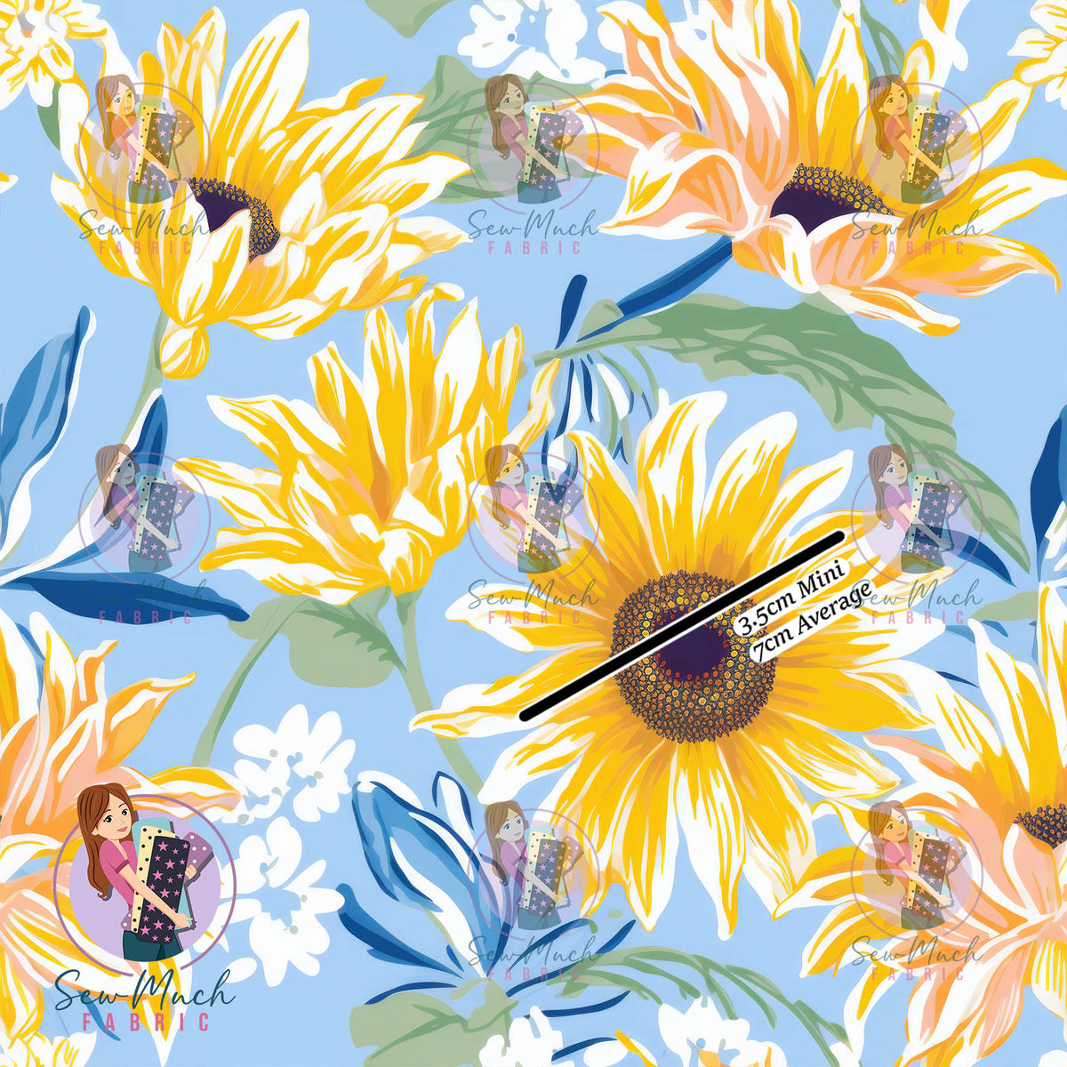 Sunflower Blue | Woven | Retail | Average Scale