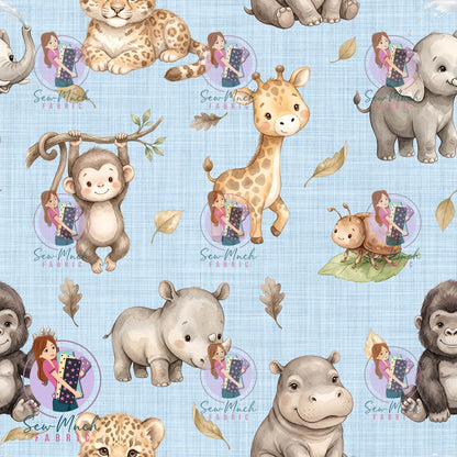 OCTOBER Pre-Order (1): Jungle Animals Blue