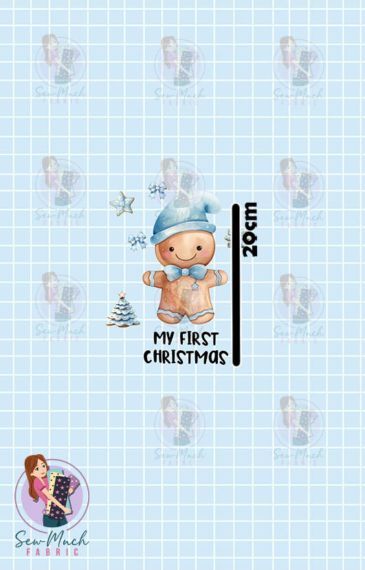 Christmas: My 1st Christmas Gingerbread | Panel | Retail | Cotton Knit