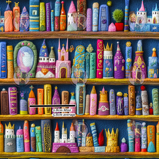 Fairytale Books | Double Flannel Fleece | Retail | Average Scale