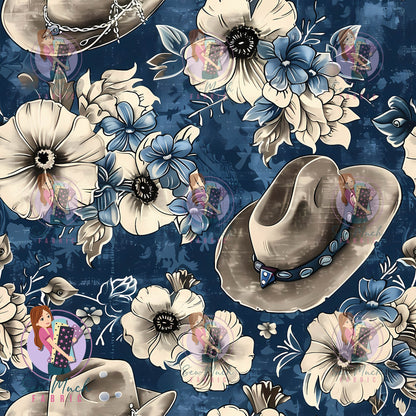 Unlimited Pre-Order: Cowgirl Hat Navy Floral