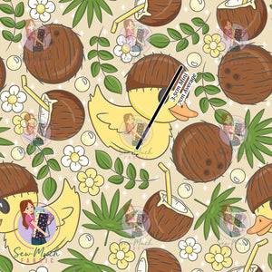 Coconut Ducks | Woven | Retail | MINI Scale