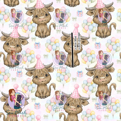 AUGUST Pre-Order (1): Highland Cow Birthday