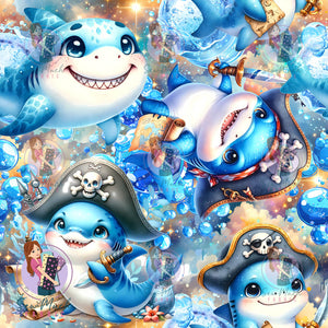 Pirate Shark | French Terry | Retail | Average scale