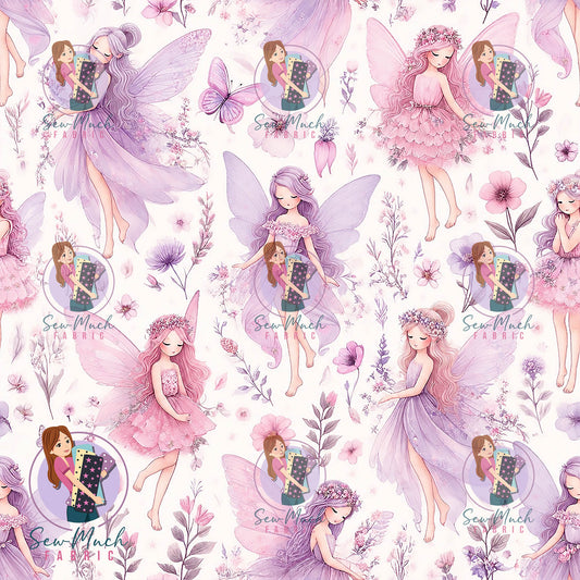 Fairy Pink & Purple | MINKY | Retail | Average Scale