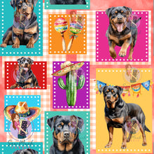 Load image into Gallery viewer, Rottweiler Fiesta | Woven | Retail | Average Scale
