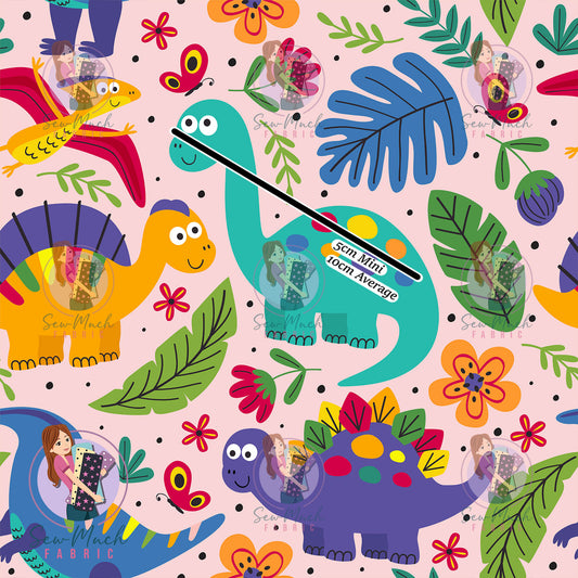 Colourful Dinos | Woven | Retail | Average Scale