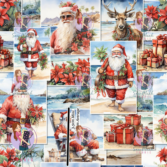 Christmas: Summer Santa | Canvas | Retail | Average Scale