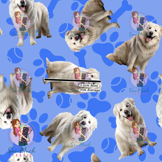 Great Pyrenees Blue | Canvas | Retail | Average Scale