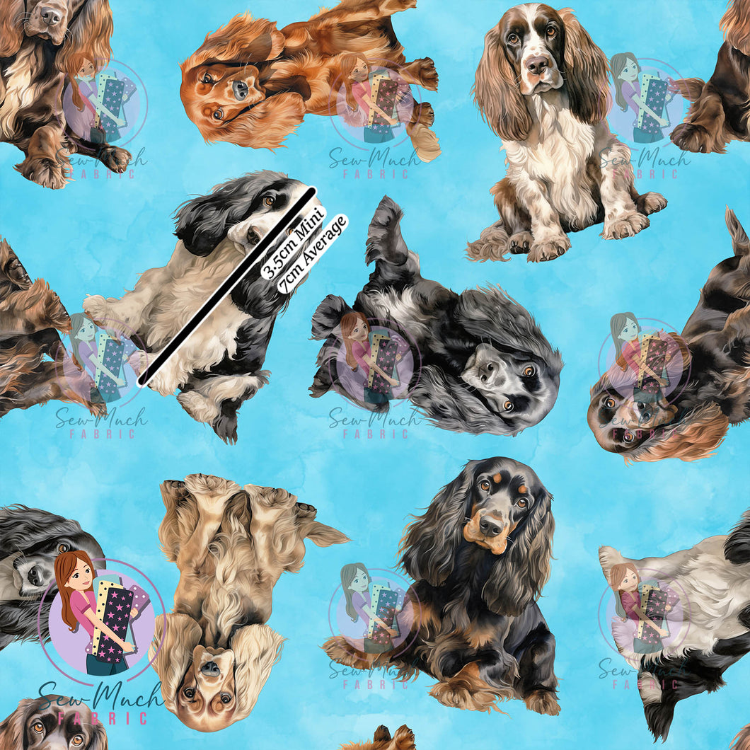 Cocker Spaniel Blue | Canvas | Retail | Average Scale